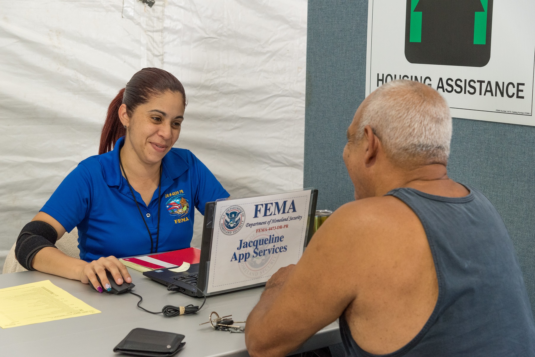 FEMA, apoyo, desastre, centros de recuperacion
